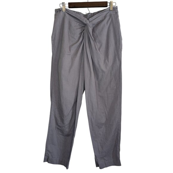 Free People Gray Twist Front Pants - Picture 2 of 9